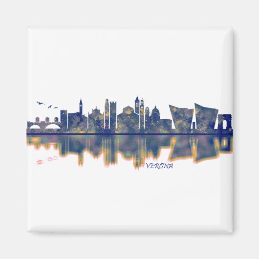 Verona Skyline Magneet (Voorkant)