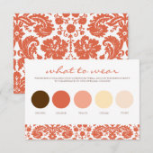 Verona Sunset Attire Informatiekaartje (Voorkant / Achterkant)