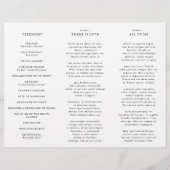 Verona Sunset Bright Sinaasappel Modern Wedding Pr (Achterkant)