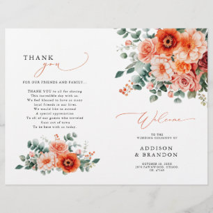 Verona Sunset Bright Sinaasappel Modern Wedding Pr