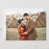 Verona Sunset Bright Sinaasappel Moderne foto QR-c Save The Date (Achterkant)