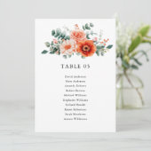 Verona Sunset Bright Wedding Zitting Grafiek Kaart (Staand voorkant)