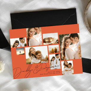 Verona Sunset Collage Multi Foto Save The Date