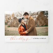 Verona Sunset Helder Sinaasappel Modern Bloemen Hu Drieluik Aankondiging (Cover)