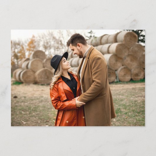 Verona Sunset Helder Sinaasappel Modern Bloemen Hu Informatiekaartje (Achterkant)