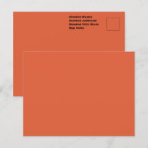 Verona Sunset Sinaasappel Effen Kleur