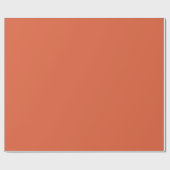 Verona Sunset Sinaasappel Effen Kleur Cadeaupapier (Vlak)