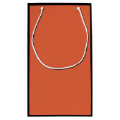 Verona Sunset Sinaasappel Effen Kleur Klein Cadeauzakje (Achterkant)