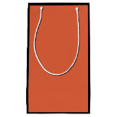 Verona Sunset Sinaasappel Effen Kleur Klein Cadeauzakje (Voorkant)