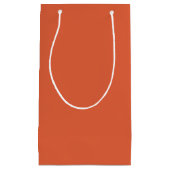 Verona Sunset Sinaasappel Effen Kleur Klein Cadeauzakje (Voorkant)