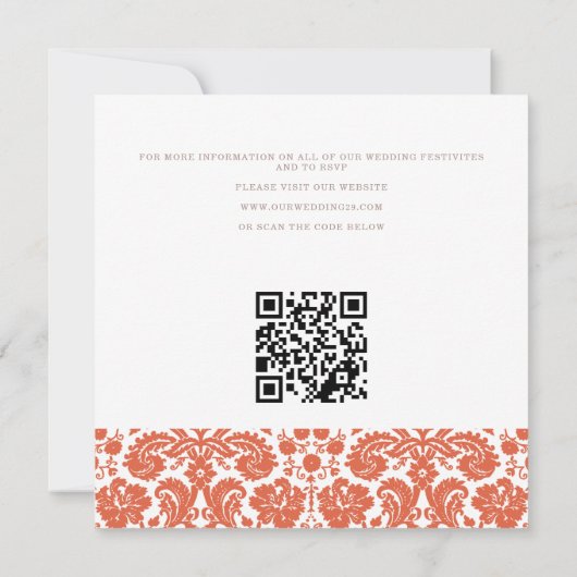 Verona Sunset Wedding Kaart (Achterkant)