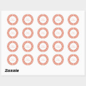 Verona Sunset Wedding Ronde Sticker (Vel)