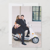 Verona Sunset Wedding Save The Date (Achterkant)