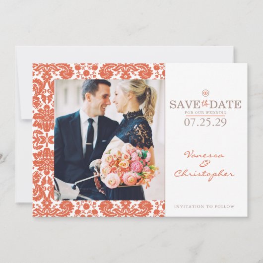 Verona Sunset Wedding Save The Date (Voorkant)