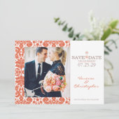 Verona Sunset Wedding Save The Date (Staand voorkant)