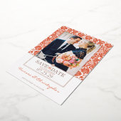 Verona Sunset Wedding Save the Date Folie Uitnodiging (Gedraaid)