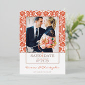 Verona Sunset Wedding Save the Date Folie Uitnodiging (Staand Voorkant)