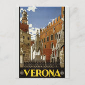  Verona Travel Advertisement Europe Toerisme Briefkaart (Voorkant)