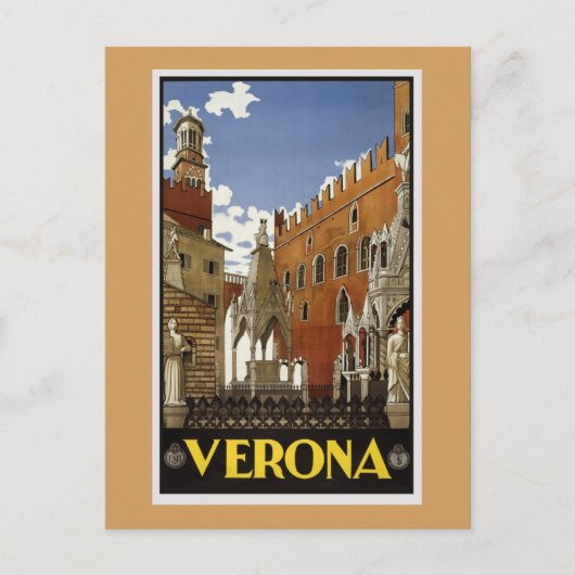  Verona Travel Briefkaart (Voorkant)