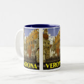 Verona Tweekleurige Koffiemok (Voorkant links)