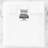 Verona Vierkante Sticker (Tas)