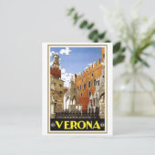 Verona Vintage Travel Briefkaart (Staand voorkant)