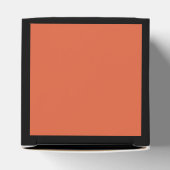 Verona Zonsondergang Oranje Effen Kleur Bedankdoosjes (Bovenkant)