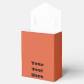 Verona Zonsondergang Oranje Effen Kleur Bedankdoosjes (Geopend)