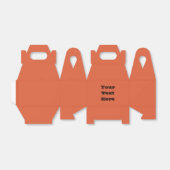 Verona Zonsondergang Oranje Effen Kleur Bedankdoosjes (Uitgevouwen)