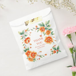 Verona zonsondergang oranje lijst bruiloft Dank u Bedankzakje