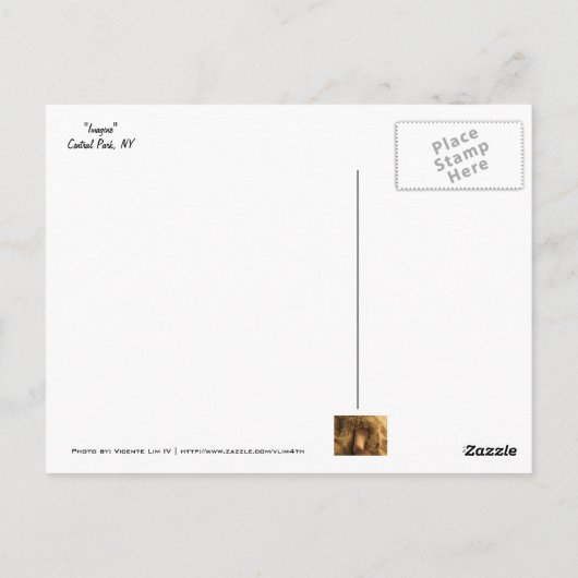 Veronderstel Briefkaart (Achterkant)