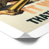 Veronderstel dat het zijn werk niet zal doen? poster (Hoek)