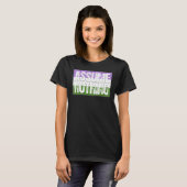 Veronderstel niets Genderqueer Pride Flag T-shirt (Voorkant volledig)