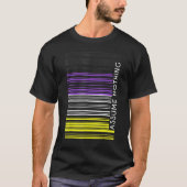 Veronderstel niets Nonbinary de Barcode Enby Gende T-shirt (Voorkant)