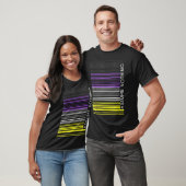 Veronderstel niets Nonbinary de Barcode Enby Gende T-shirt (Unisex)