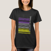 Veronderstel niets Nonbinary de Barcode Enby Gende T-shirt (Voorkant)