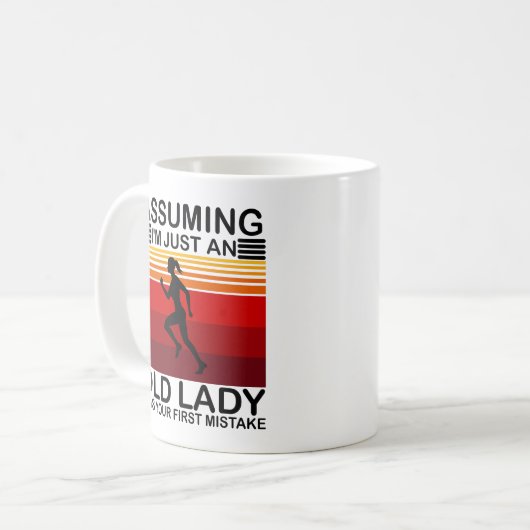 Verondersteld dat ik gewoon een oude dame was, was koffiemok (Voorkant links)