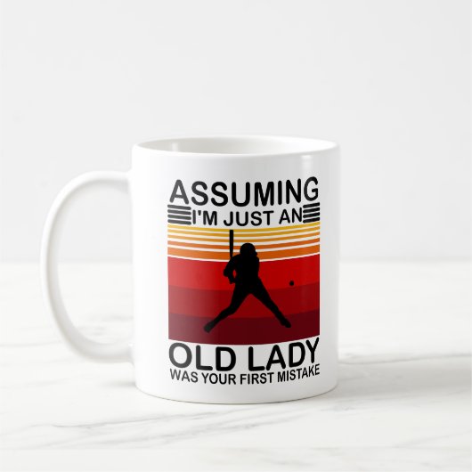 Verondersteld dat ik gewoon een oude dame was, was koffiemok (Links)