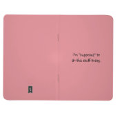 Verondersteld om dit vandaag te doen zakchecklist journal (Buitenkant)