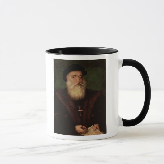 Verondersteld portret van Vasco da Gama c.1524 Mok (Rechts)