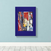 Verondersteld potentieel canvas afdruk (Insitu (Houten vloer))