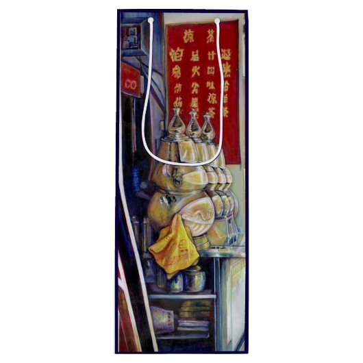 Verondersteld potentieel wijn cadeautas (Voorkant)