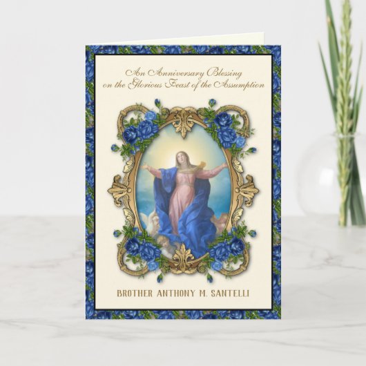 Veronderstelling Broer Religieus beroep van geloft Kaart (Voorkant)