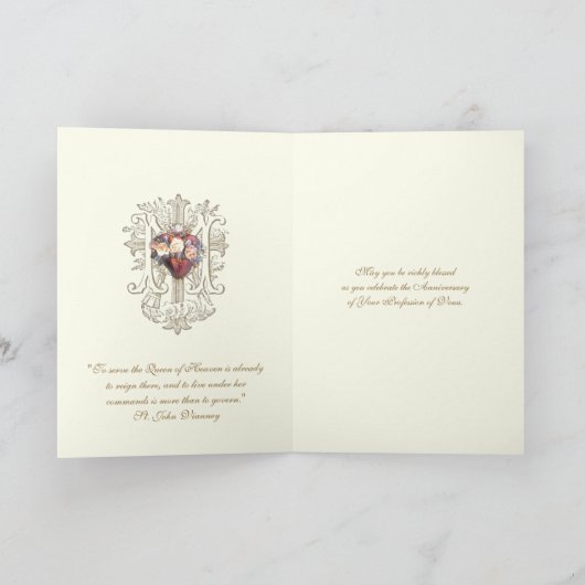 Veronderstelling Broer Religieus beroep van geloft Kaart (Binnen)