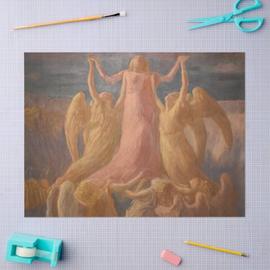 Veronderstelling door Gaetano Previati Tissuepapier (Craft)