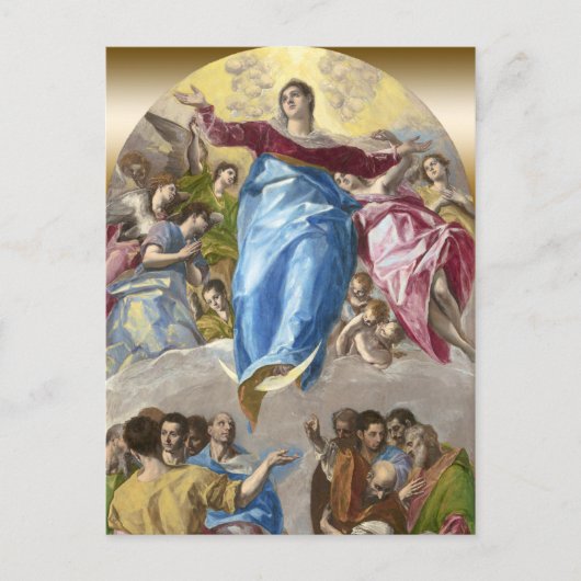 Veronderstelling El Greco van de nieuwe Altar Briefkaart (Voorkant)
