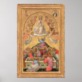 Veronderstelling - Paolo di Giovanni Fei Fine Art  Poster (Voorkant)