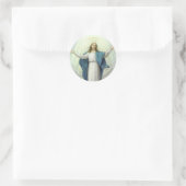 Veronderstelling van "Blessed Virgin Mary" Ronde Sticker (Tas)