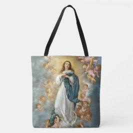 Veronderstelling van "Blessed Virgin Mary" Tote Bag