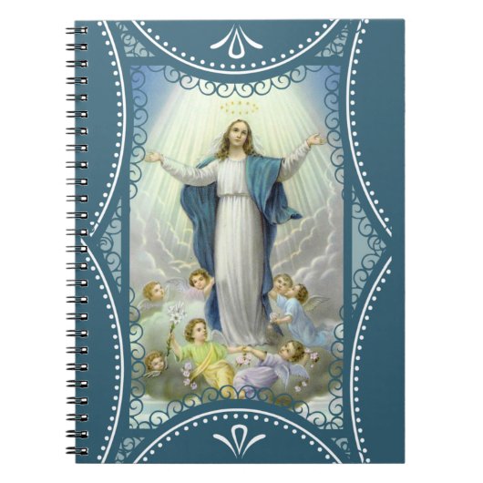 Veronderstelling van de "Blessed Virgin Mary Angel Notitieboek (Voorkant)